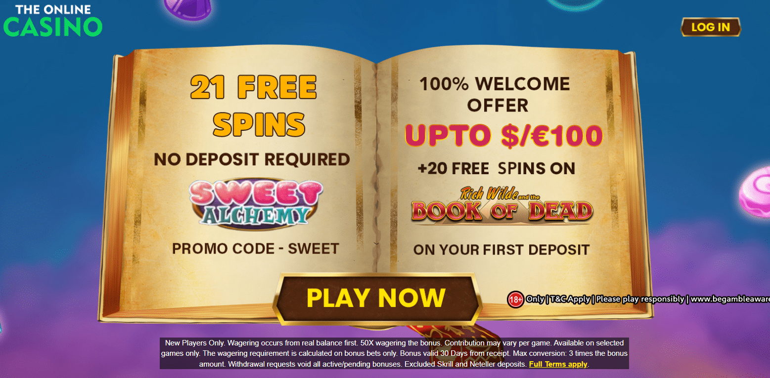 theonlinecasino uk freespins nodeposit